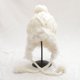 thumbnail image 1 of Gorro con protección para los oídos de pelo de conejo de lana para mujer, gorro de Lei Feng de otoño e invierno, gorro tejido con protección para los oídos, bonito y cálido coreano., 1 of 6