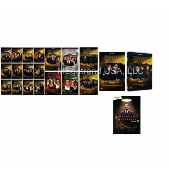 Murdoch Mysteries Complete Series DVD Season 1-18   Movies (DVD)