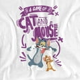 thumbnail image 2 of Tom and Jerry Movie Cat and Mouse Women's T Shirt,White, Medium, 2 of 6