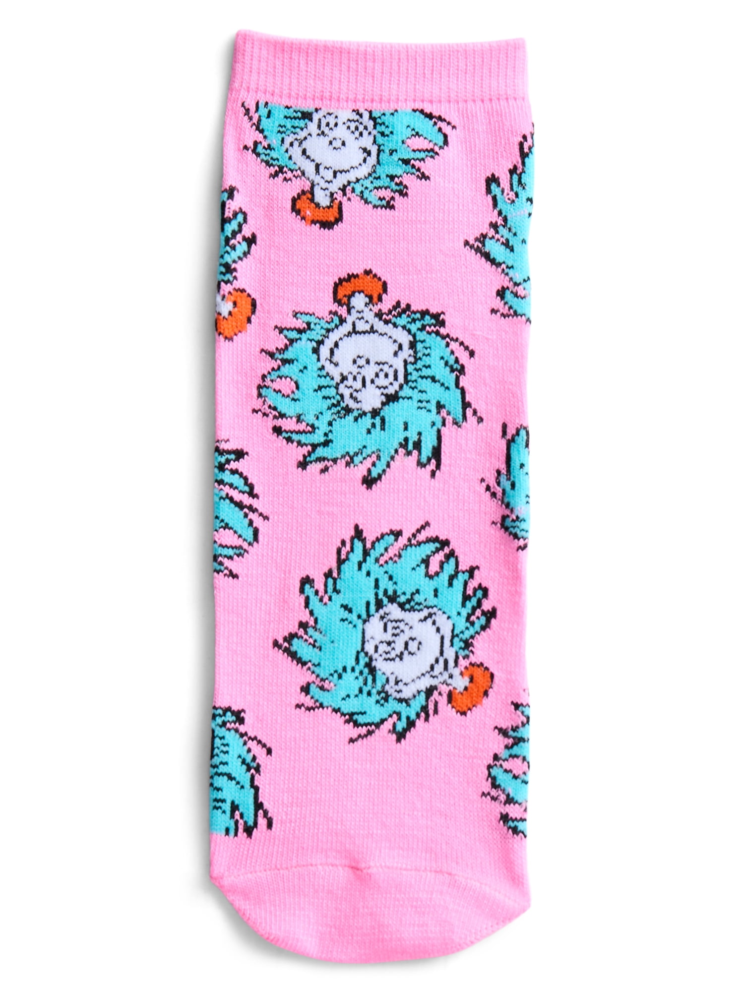 Dr. Seuss Women's Low-Cut Socks, 10-Pack, Shoe Sizes 4-10