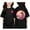 Black, variant on Girls Shirts Size 8-9 Girls Clothes Children's Printed Round Neck Short Sleeved T Shirt for Boys and Girls 3591