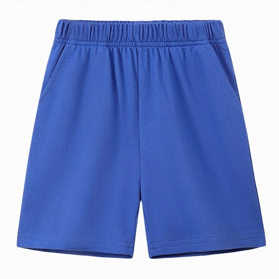 mgoYE Toddler Boys Athletic Basketball Shorts Baby Boy Soccer Shorts Summer Clothes Size 2-8T(Blue,6-7 Years)