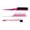 rose red, variant on 3Pcs Hair Styling Comb Hair Brush Set Teasing Hair Brush Edge Brush Tail Comb for Edge Back Brushing Combing