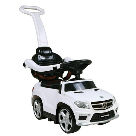 licensed mercedes benz gl63 amg pushing car w pushing bar mp3 usb sd