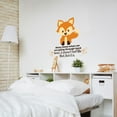 thumbnail image 2 of Hard Times Fox Animal Life Quote Cartoon Quotes Decors Wall Sticker Art Design Decal for Girls Boys Kids Room Bedroom Nursery Kindergarten Home Decor Stickers Wall Art Vinyl Decoration (10x10 inch), 2 of 2