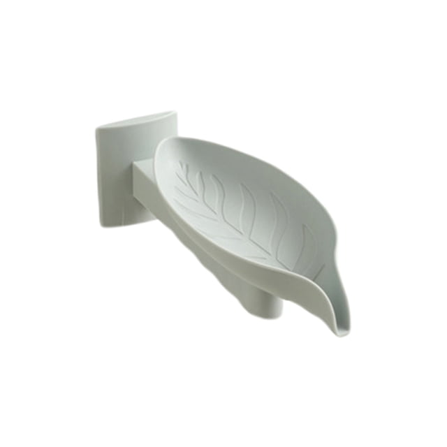 TIELUTT Leaf Shaped Soap Adjustable in Three Rotations Wall Rack over Stainless Steel Camp Roll up Dish Drying Rack over the Strainer Storage Rack for Kitchen Counter