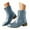 Light Blue, variant on UngA Women’s Boots Round Toe Buckle with Side Zip Slouch Flat to Low Heel Boots Women Mid Calf Light Blue,Size 7.5