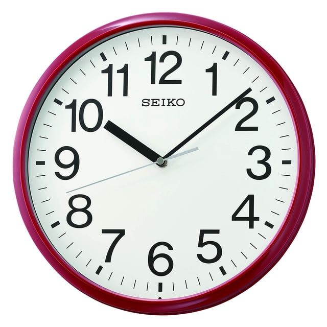 Reloj de pared Seiko Business 30 cm rojo