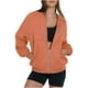 thumbnail image 1 of Chaquetas y abrigos casuales sin capucha de manga larga para mujer, sudaderas extragrandes con cremallera, chaqueta, abrigo, manga larga, informal, otoño, ropa para adolescentes, abrigo para mujer, 1 of 5