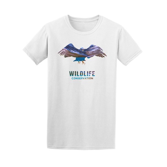 Wildlife Conservation Eagle Tee. Men's -Image by Shutterstock