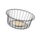 thumbnail image 4 of Cesta de frutas organizadora de metal con base de madera, soporte para aperitivos, contenedor práctico 25 cm x 95 cm, 4 of 9