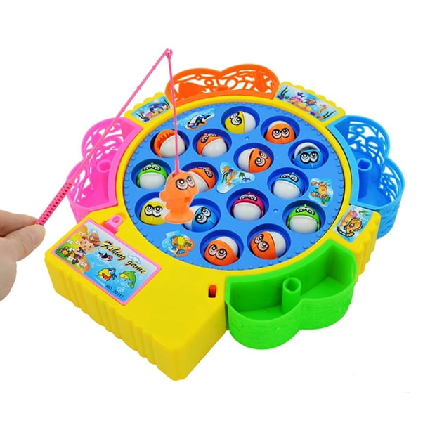 AMERTEER Fishing Game Play Set Alphabet Fish Catching Counting Games For  Kid Children 2# 