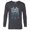 Charcoal Heather, variant on Disney Haunted Mansion Official Live-Action Movie H.M. Logo - Long Sleeve T-Shirt for Men - Customized-Athletic Heather