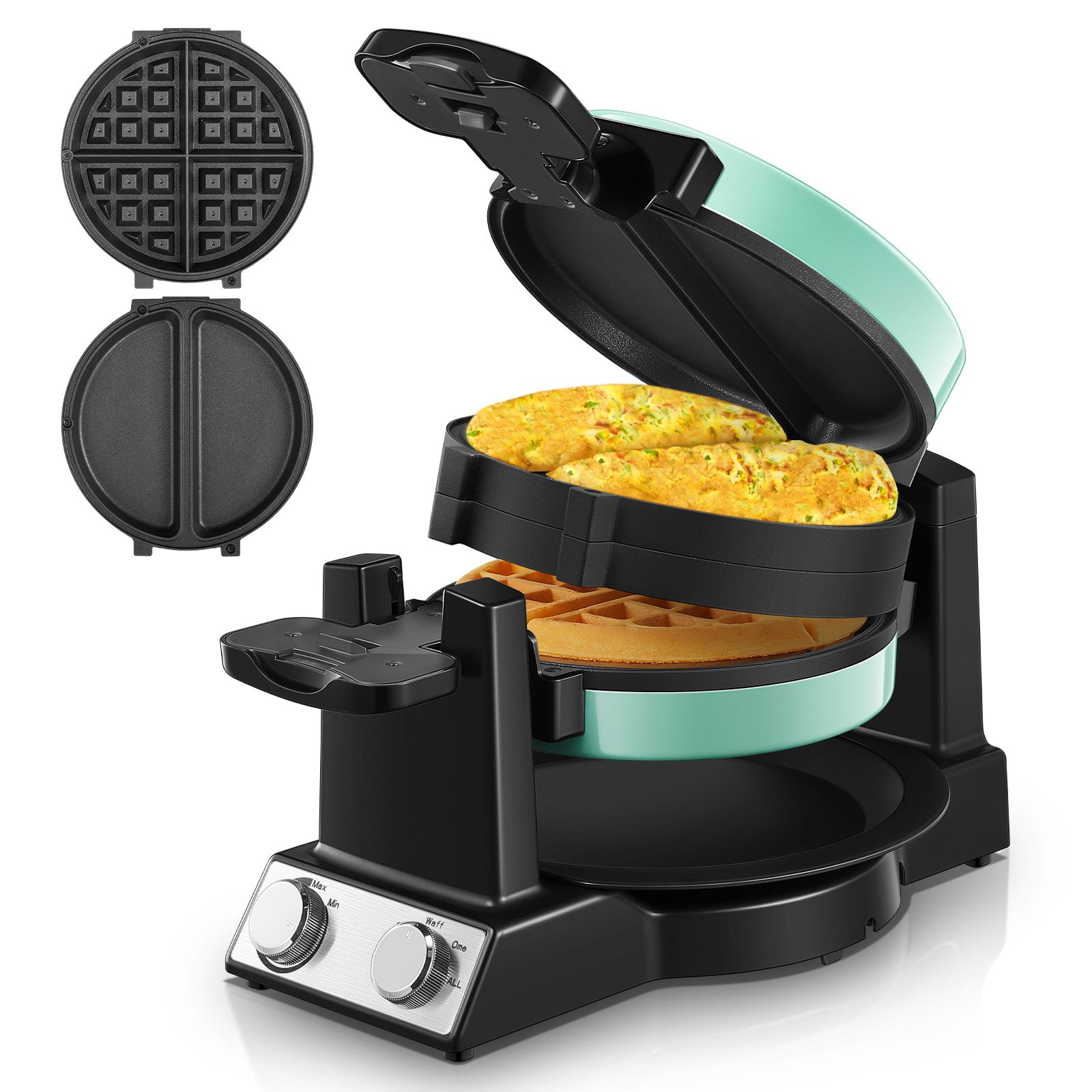 Cuisinart Nonstick Square Belgian Waffle and Pancake Maker Machine