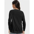 thumbnail image 6 of Women's Long Sleeve Knitted Crew Neck T-shirt, 6 of 6