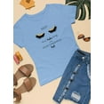 thumbnail image 3 of Lashes Long Standards High T-Shirt Women -Image by Shutterstock, Female x-Large, 3 of 4