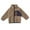 Brown, variant on Girl Jacket Winter Coat Zipper Lightweight Long Sleeve Thick Warm Outerwear Boys Clothes 4-5 Years