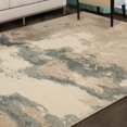thumbnail image 6 of BNM Eclectic Multi-Tone Abstract Indoor Rug, 8' x 10', Blue, 6 of 6
