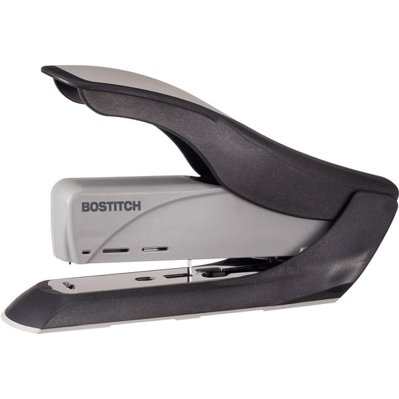 Bostitch Spring-Powered 60 Heavy-Duty Stapler - 60 Sheets Capacity - 5/16" , 3/8" Staple Size - Black, Gray | Bundle of 2 Each