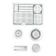 thumbnail image 1 of 1 Set Spice Grinder Ashtray Epoxy Resin Mold Makeup Rolling Tray Silicone Mould--, 1 of 5