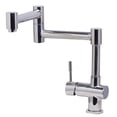 thumbnail image 3 of Pemberly Row Polished Stainless Steel Retractable Single Hole Kitchen Faucet, 3 of 11