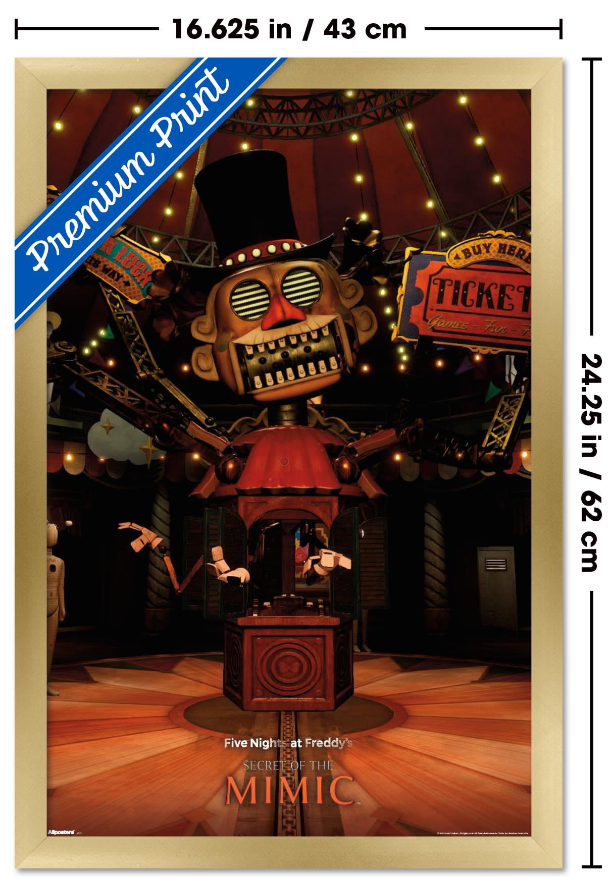 Five Nights At Freddy's: Secret of the Mimic (2025) - Big Top Wall Poster, 14.725" x 22.375" Framed