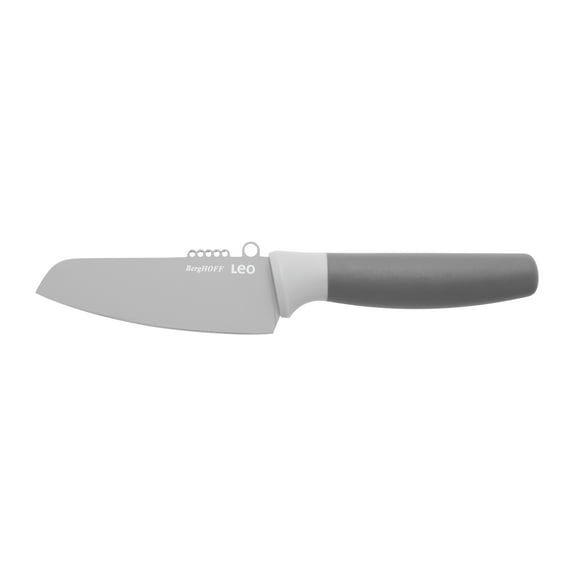 BergHOFF Leo 4.25" Stainless Steel Vegetable Knife with Zester, Gray