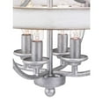 thumbnail image 3 of Progress Lighting Gulliver 4-Light Semi-Flush Graphite Ceiling Light, Wood Grained Texture, 3 of 6