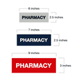 thumbnail image 2 of Basic Pharmacy Sign (Blue) - Medium, 2 of 5