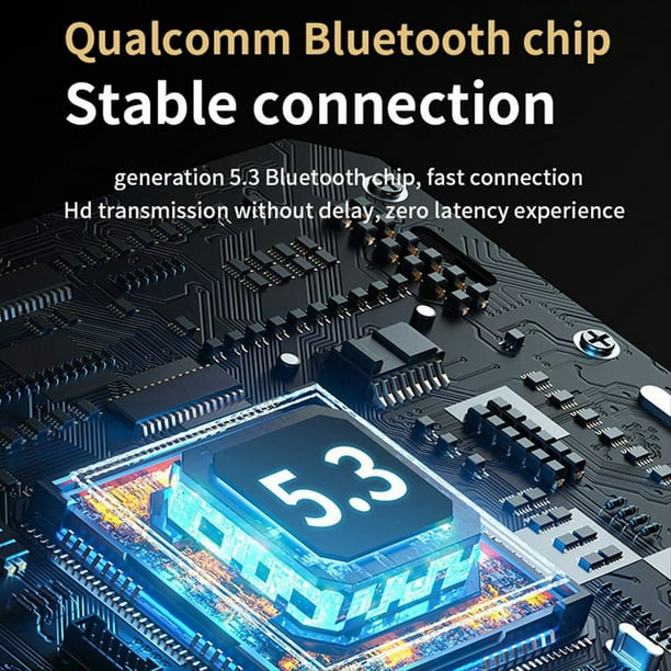 Adaptador Bluetooth 5.3 3,5 mm Aux R/L Transmisor Receptor Estéreo Inalámbrico 2 en 1 Transmisor USB Audio HiFi A Amplificador Antiguo