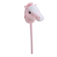 thumbnail image 2 of Stick Hobby Horse Riding Toy, Stick Horse Plush Handcrafted Hobby Horse on A Stick , 27.56inch 2 Sound Effect Plush Horse Stick Toy with  Neighing Sounds, 2 of 7