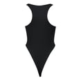 thumbnail image 4 of EGNMCR Womens Unitard Bodysuit Workout Rompers Solid Color One Piece Summer Halter Outfits Shorts Jumpsuits Gym Yoga Fashion Clothes, 4 of 5