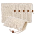 thumbnail image 2 of Paquete de 120 Bolsas Exfoliantes de Jabón, Bolsa de Jabón de de Sisal Hecha con Cordón para Uso en Baño Y Ducha, 2 of 6
