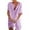 Purple-C, variant on Fshinging 2025 Women Fashion T Shirts Solid Color Loose Casual Short Sleeve Button Up Mid-Length Shirts Dress Cover-Ups Beach Sunscreen Blouse Women Clothing