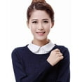thumbnail image 4 of VONTER Fake Collar Detachable Blouse Dickey Collar Half Shirts False Collar for Women Favors, 4 of 9