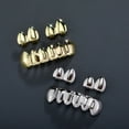thumbnail image 5 of Adjustable Size Hip Hop Grillzs for Teeth Glossy Mouth Grillzs Set for HipHop Enthusiasts Comfortable Fit Top and Bottom, 5 of 8