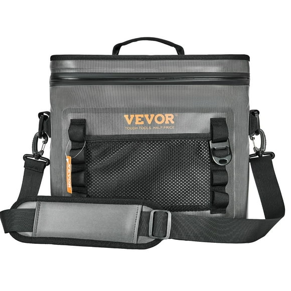 VEVOR Soft Cooler 24 latas Bolsa térmica aislada A prueba de fugas Almuerzo impermeable Enfriador suave Enfriador ligero y portátil para playa Senderismo Camping Viajes Picnic Enfriador de coche