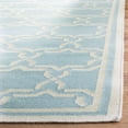 thumbnail image 3 of Safavieh Dhurries Myles Geometric Runner Rug, Light Blue/Ivory, 2'6" x 6', 3 of 7