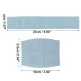 thumbnail image 4 of Unique Bargains 1 Set Breathable Headband with Wristband Sweat Headband for Sport Sky Blue, 4 of 6