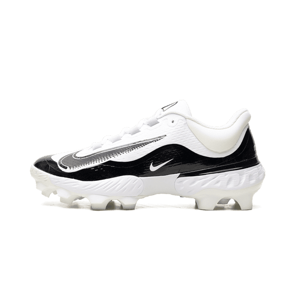 NIKE MENS Alpha Huarache Elite 4 Low MCS "White Black" FD6255 101 FD6255 101 from Stadium Goods