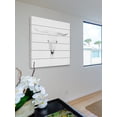 thumbnail image 4 of Boho Skull Grey by Parvez Taj Painting Print on White Wood, 4 of 7