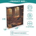 thumbnail image 5 of WOBOGO Halloween Cat File Folders Extra Large Capacity to Hold 200 Sheets of Documents Hard Shell Ring Binder for School Home Office, 5 of 10