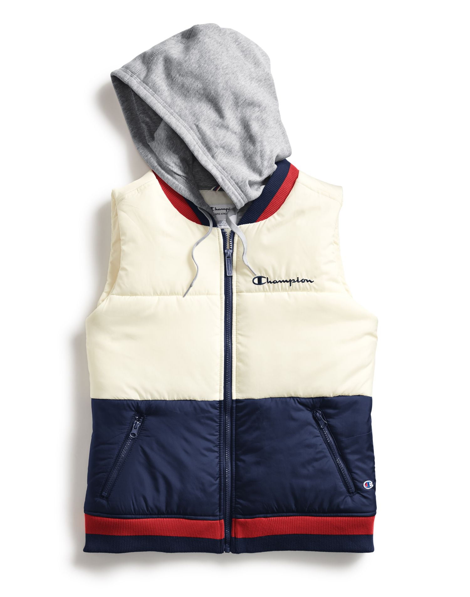 champion women's white jacket