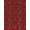 Red Silver Gray, Pattern 9, variant on ODIKA 8'x10' Washable Area Rug Squares Bold Block Border Long Interlocking Geometric Abstract Refined for Living Room, Under Sectional, Family , Durable, Non-Slip