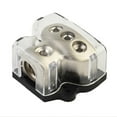 thumbnail image 3 of 3Way Distribution Block Car Audio Power Wire Splitter 1*0 Gauge in 3*4 Gauge Out, 3 of 12