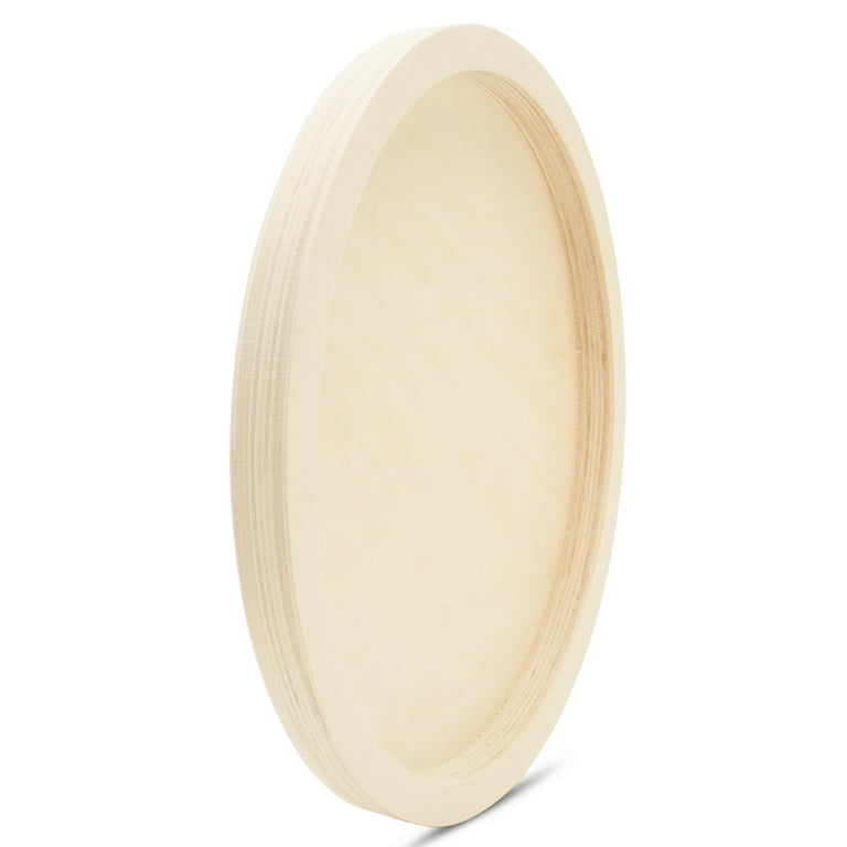 Round Wooden Plates For Crafts, Pack Of 5 14 Wooden Circles Unfinished  Wooden Circles
