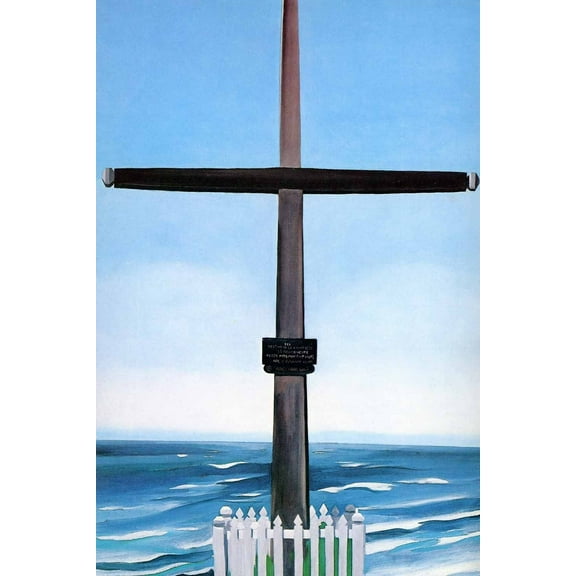 Cross By The Sea O'Keeffe - CANVAS OR PRINT WALL ART