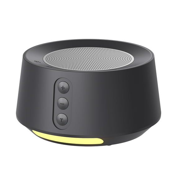 Letsfit White Noise Machine with Adjustable Baby Night Light for Sleeping, 14 High Fidelity Sleep Machine Soundtracks, Timer and Memory Feature-Gray