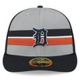 thumbnail image 2 of Men's New Era  Gray Detroit Tigers 2024 Batting Practice Low Profile 59FIFTY Fitted Hat, 2 of 5