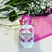 Crystal Body Mineral-Enriched Deodorant Roll-On, Unisex, Unscented, 2.25 fl oz